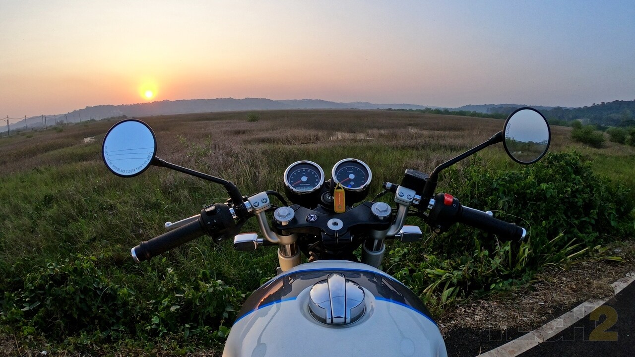 The Royal Enfield Continental GT. Image: tech2/Vir Nakai